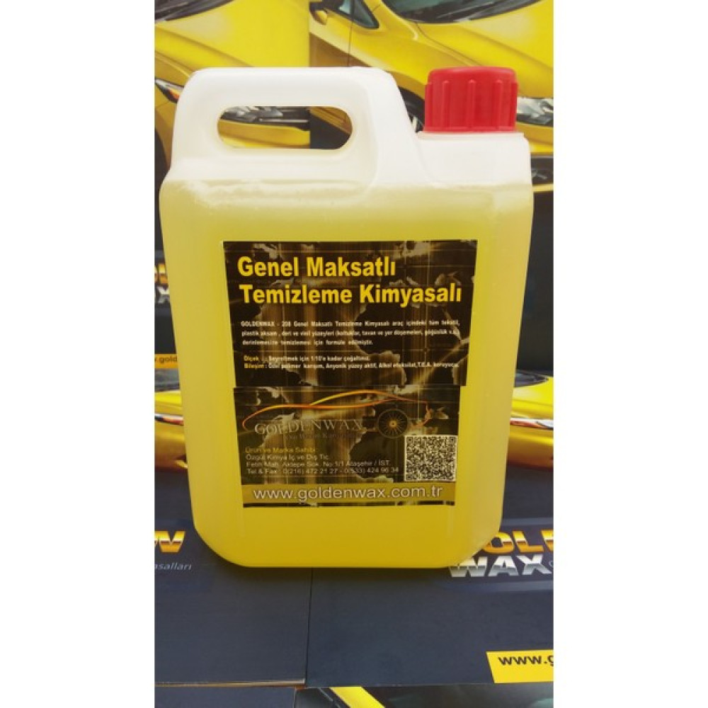 Goldenwax Koltuk Döşeme Tavan Detaylı İç Temizlik Kimyasalı 2Kg Özel Konsantre Formül Oto Genel Temizlik Fiyatı