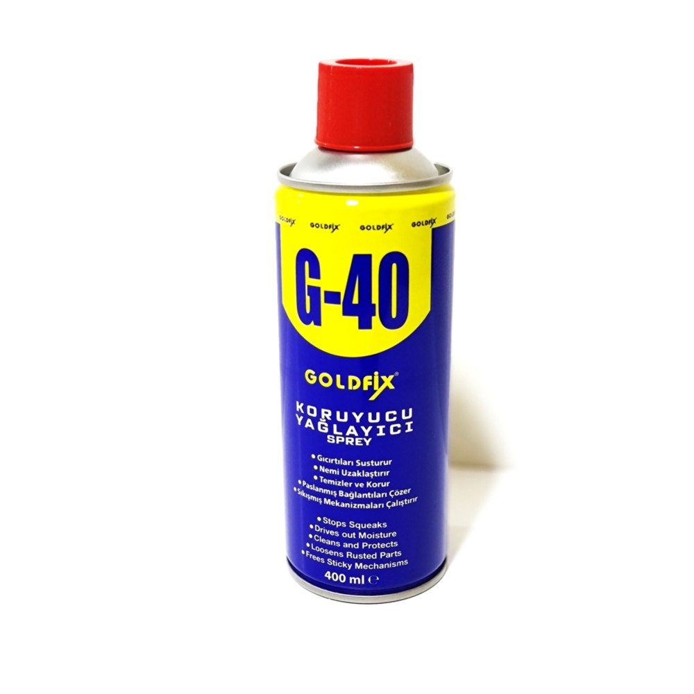 GOLDFİX G-40 Yağlayıcı Sprey Yağlama Spreyi 400 ml Nalburiye & Hırdavat Fiyatı