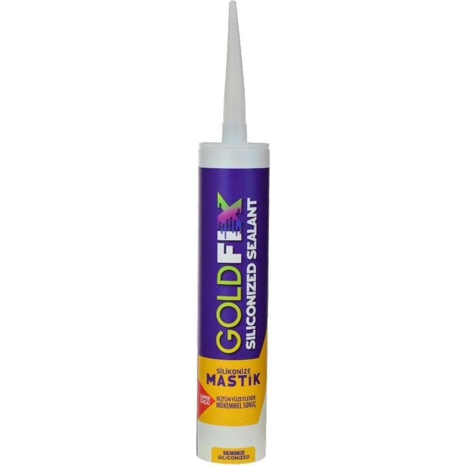Goldfix Silikonize Mastik Beyaz 450GR Diğer Fiyatı