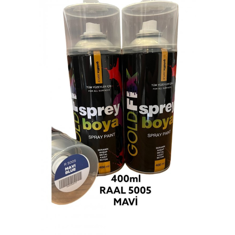 Goldfıx Sprey Boya Mavi Raal5005 400Ml Boya Malzemeleri Fiyatı