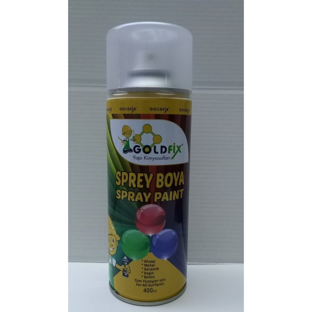 Goldfix Sprey Boya Metalik Gri 400 ml Boya Malzemeleri Fiyatı