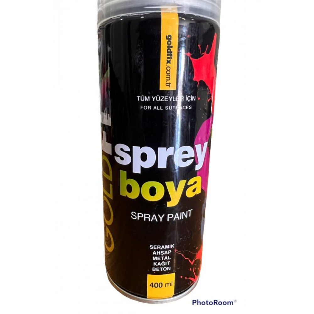 Goldfıx Sprey Boya Sari Renk 400Ml Boya Malzemeleri Fiyatı