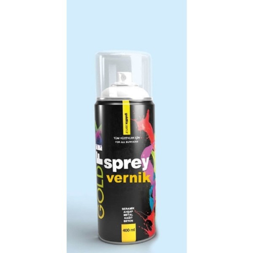 Goldfix Sprey Vernik Parlak 400ML - 400 ml Boya Malzemeleri Fiyatı