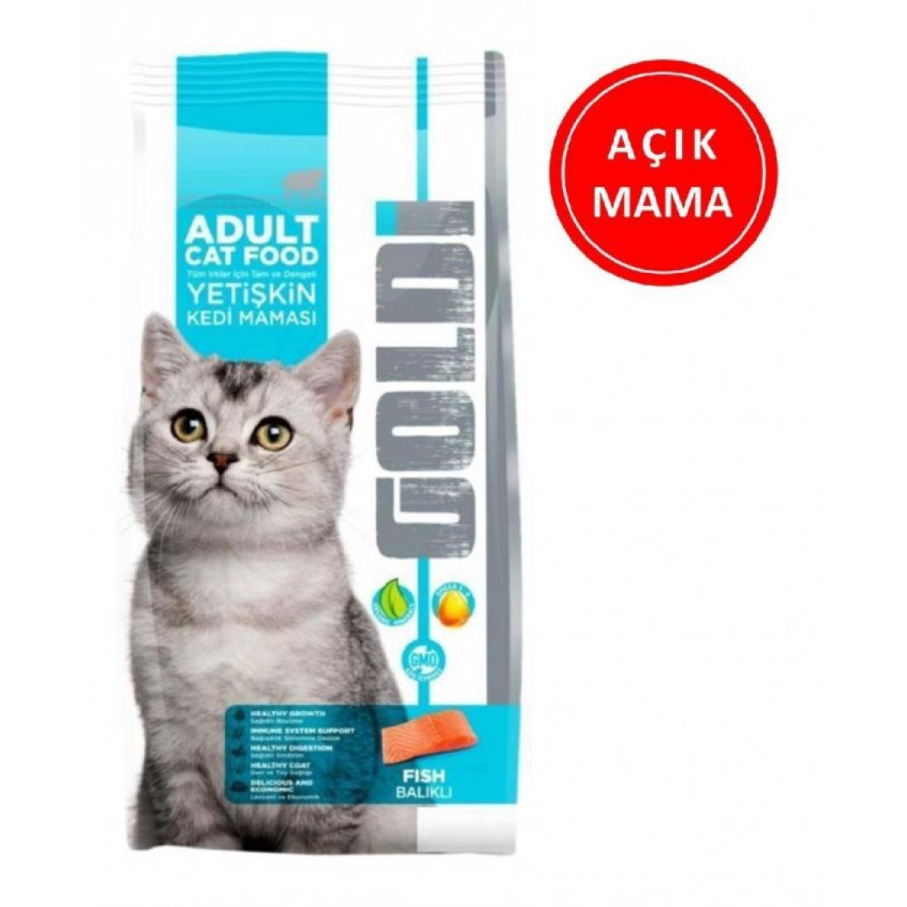 Goldi Balikli Kedi Mamasi 1 Kg Acık Evcil Hayvan Ürünleri Fiyatı