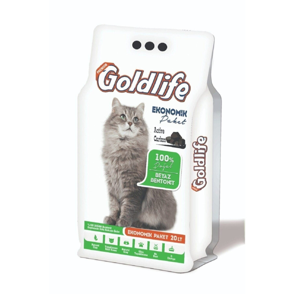 Goldlife Ekonomik Paket Aktif Karbon Kedi Kumu 20 Lt Evcil Hayvan Ürünleri Fiyatı