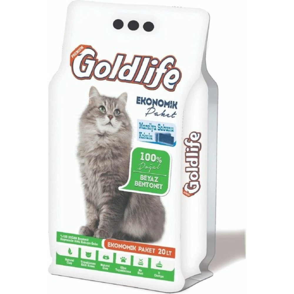 Goldlife Ekonomik Paket Marsilya Sabunlu 20 lt Ince Taneli Evcil Hayvan Ürünleri Fiyatı