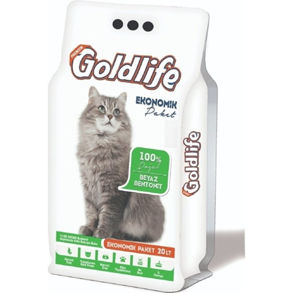 Goldlife Kokusuz İnce Taneli Kedi Kumu 20 Lt Evcil Hayvan Ürünleri Fiyatı