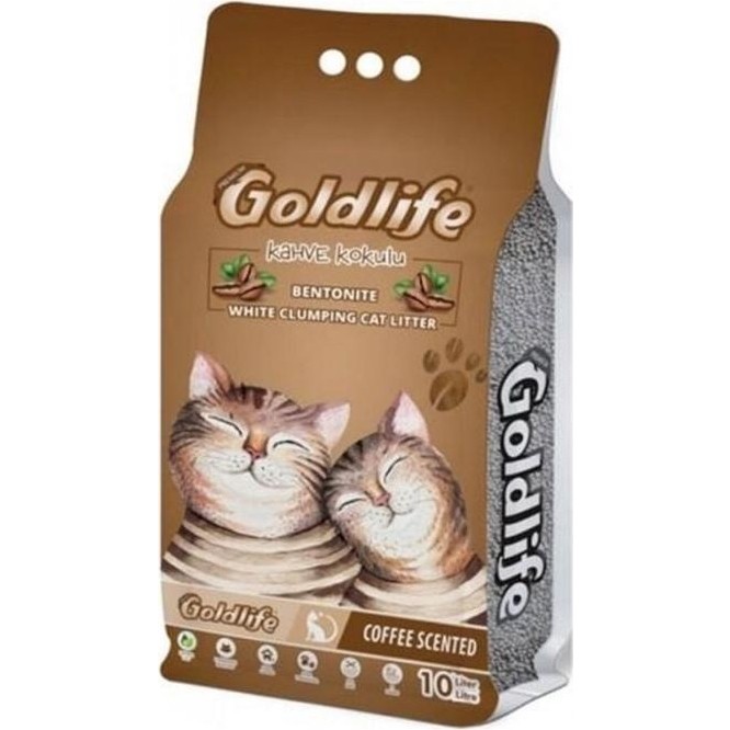 Goldlife Premium Serisi Kahve Kokulu 10 Litre Kedi Kumu Evcil Hayvan Ürünleri Fiyatı