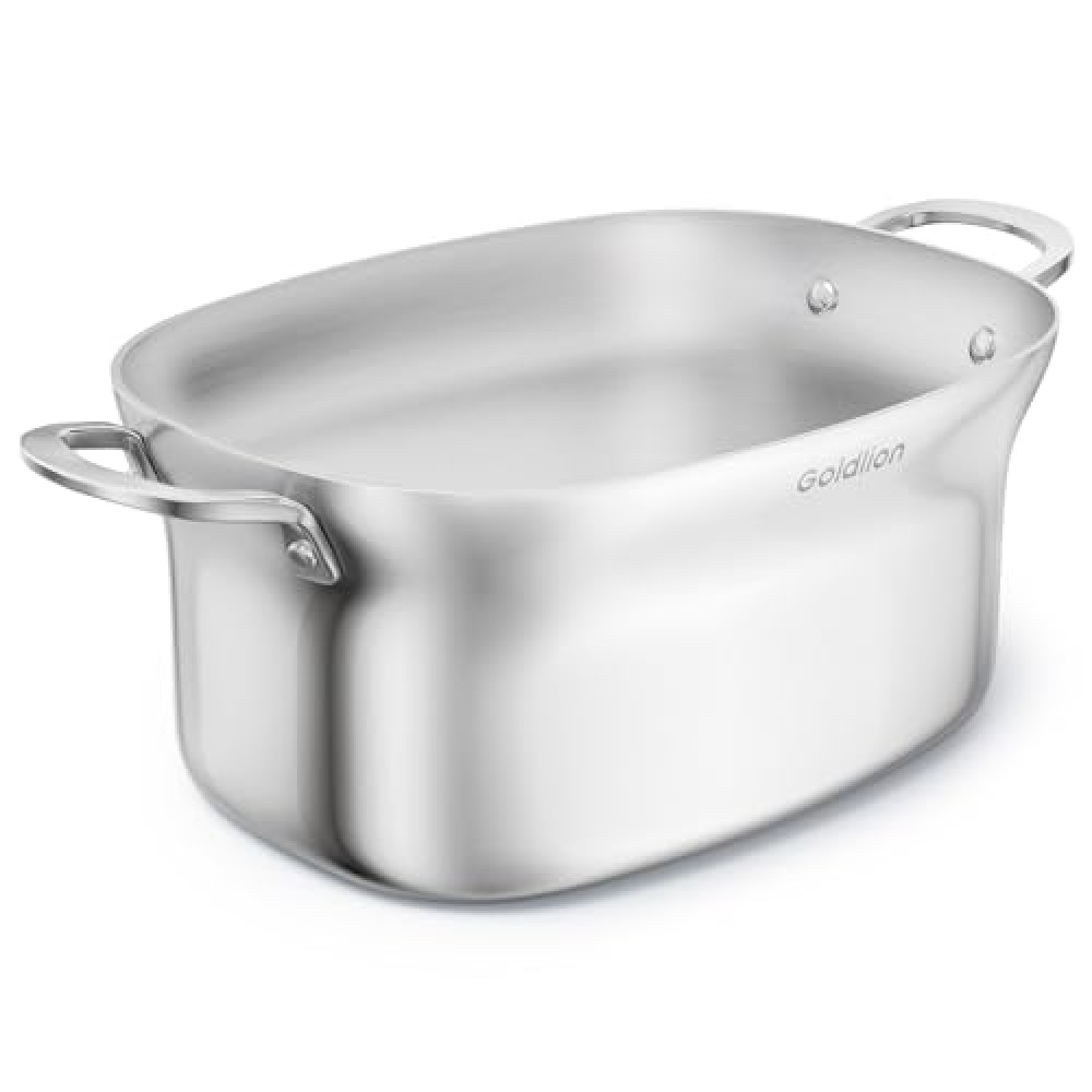 Goldlion Stainless Steel Inner Pot Compatible with Ninja Crockpot Slow Cooker 8.5 Qt - Replacement Insert Part - Accessories for Ninja Foodi Possiblecooker 8.5 Quart Pressure Cookers Fiyatı