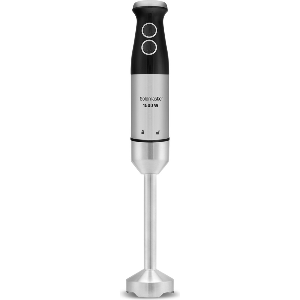 Goldmaster 1500 Watt 4 Bıçaklı Paslanmaz Çubuk El Blender Seti GM-7205 0,8 Litre Kapasite ile Güçlü Fonksiyonlar - Siyah - Inox Blenderler Fiyatı