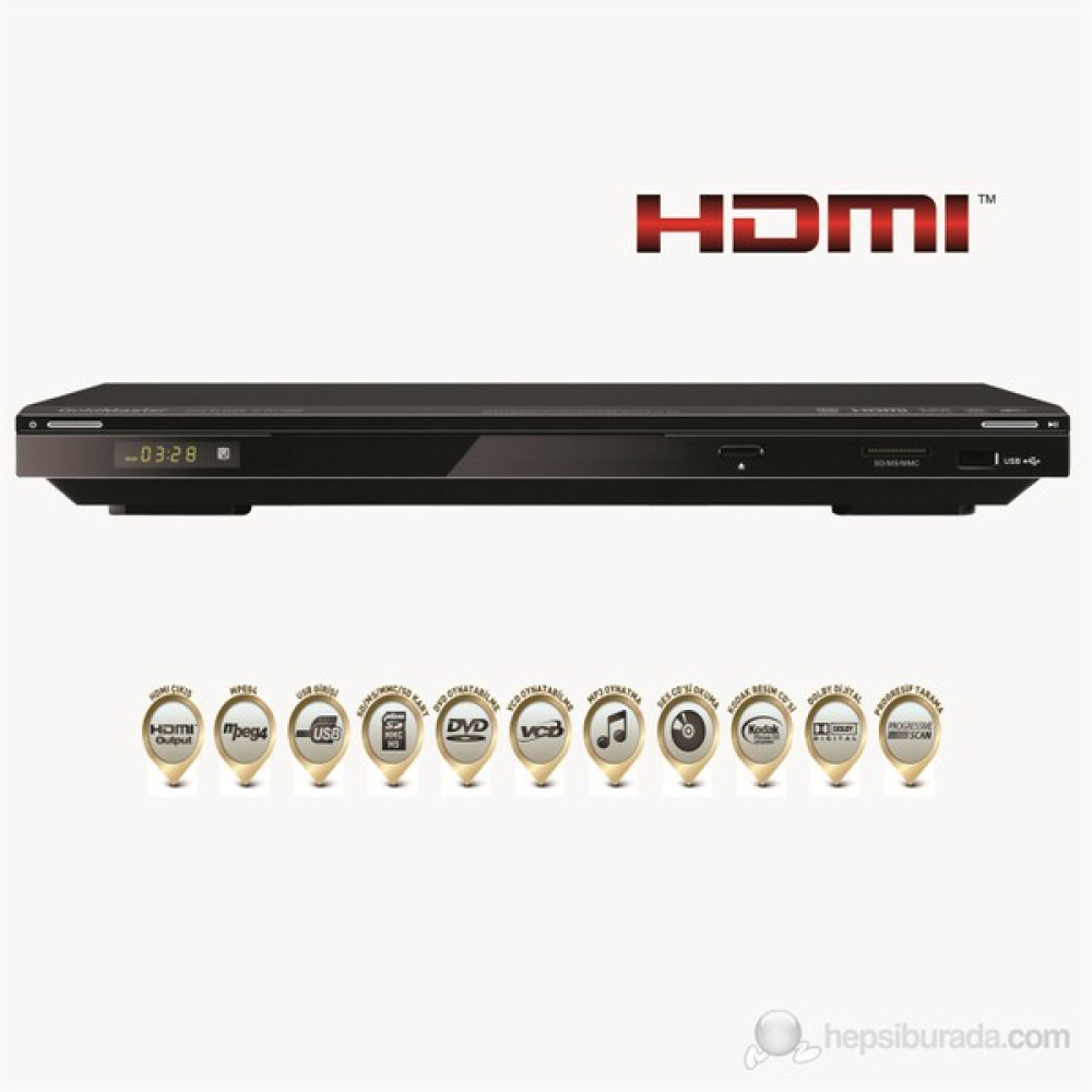Goldmaster D-751 Hdmi Dvd Oynatıcı DVD & Blu-Ray Oynatıcılar Fiyatı