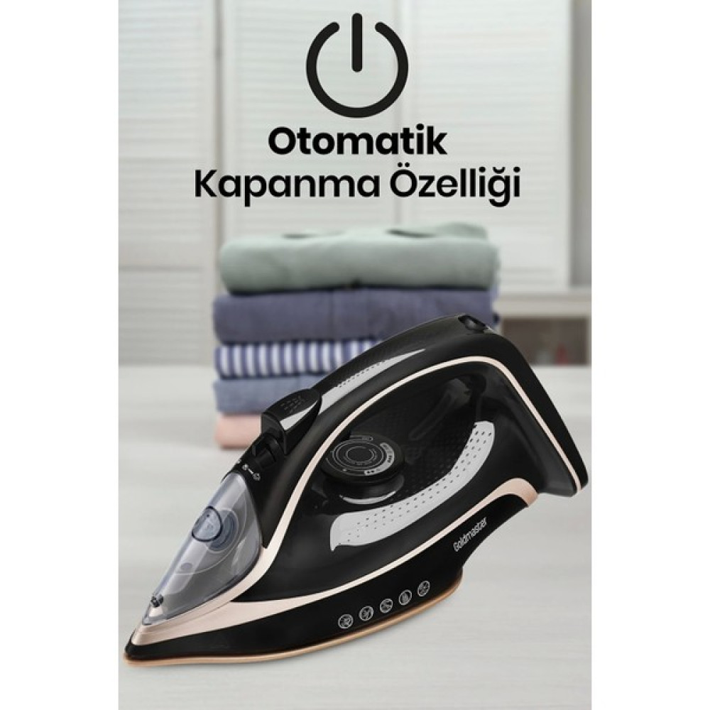Goldmaster Grandjett 3200W Oto. Kapanma 210 gr Etkili Şok Buharlı Ütü Ütüler Fiyatı