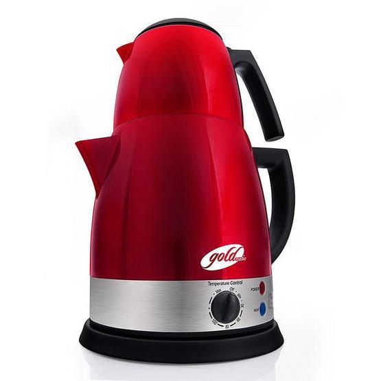 Goldmaster GTM-7308 2200 W 1.0 lt Demleme 1.8 lt Su Isıtma Kapasiteli Çay Makinesi Çay Makineleri Fiyatı