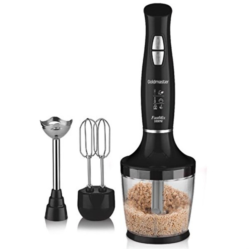 Goldmaster IN 6206 Fastmix 1000 W Siyah Blender Seti Blenderler Fiyatı