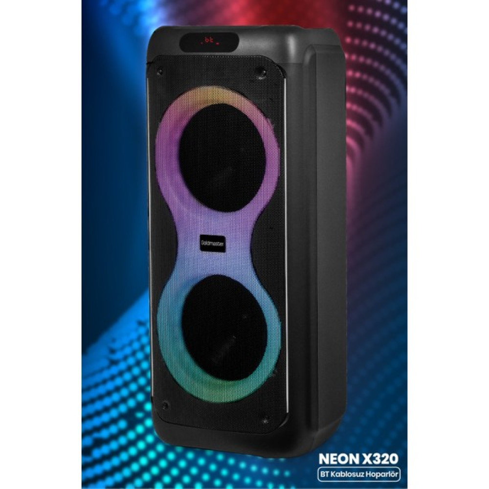 Goldmaster Neon X320 Dj Box Bluetooth Hoparlör Oto Boyaları Fiyatı