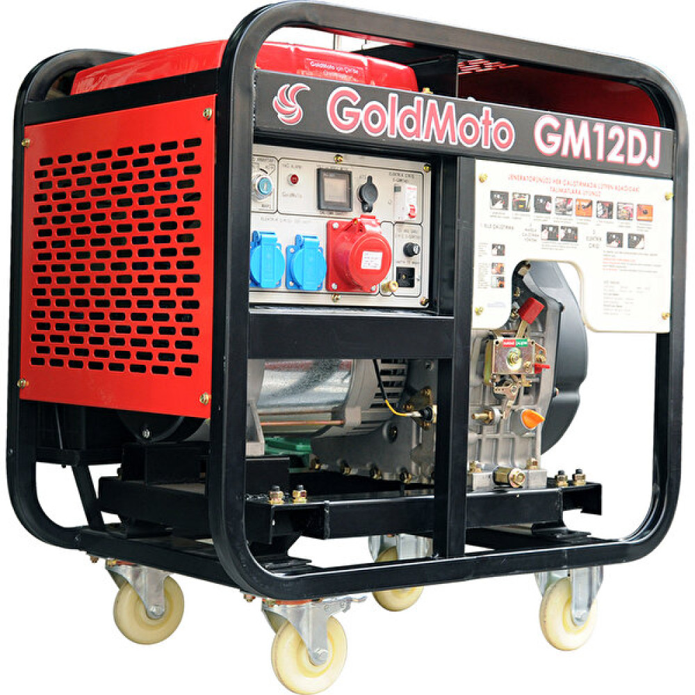Goldmoto GM12TDJ 10KVA Trifaze Marşlı Dizel Jeneratör Nalburiye & Hırdavat Fiyatı