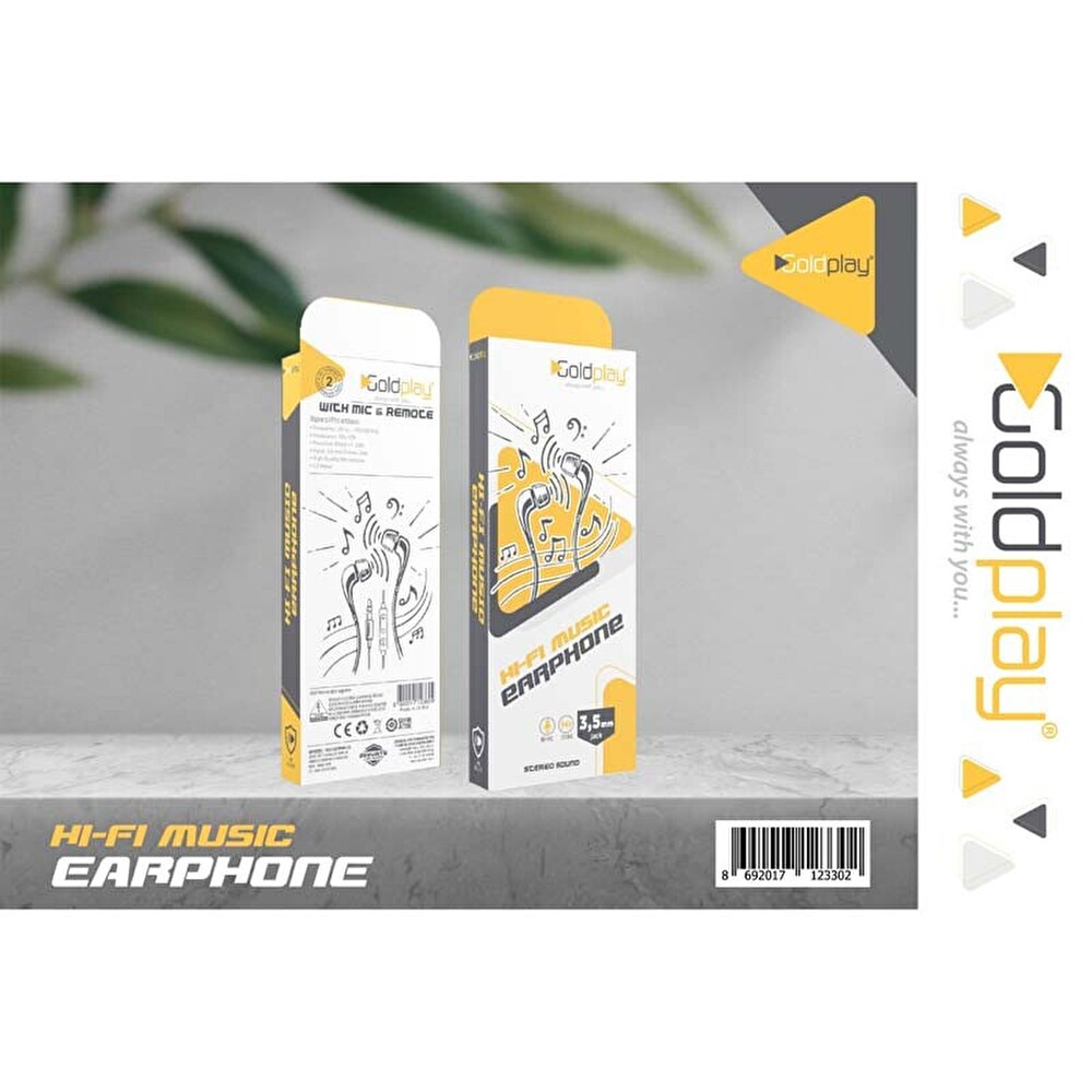 Goldplay İph Muzik Mikrofonlu Kulaklık Cep Telefonu Aksesuarı Fiyatı