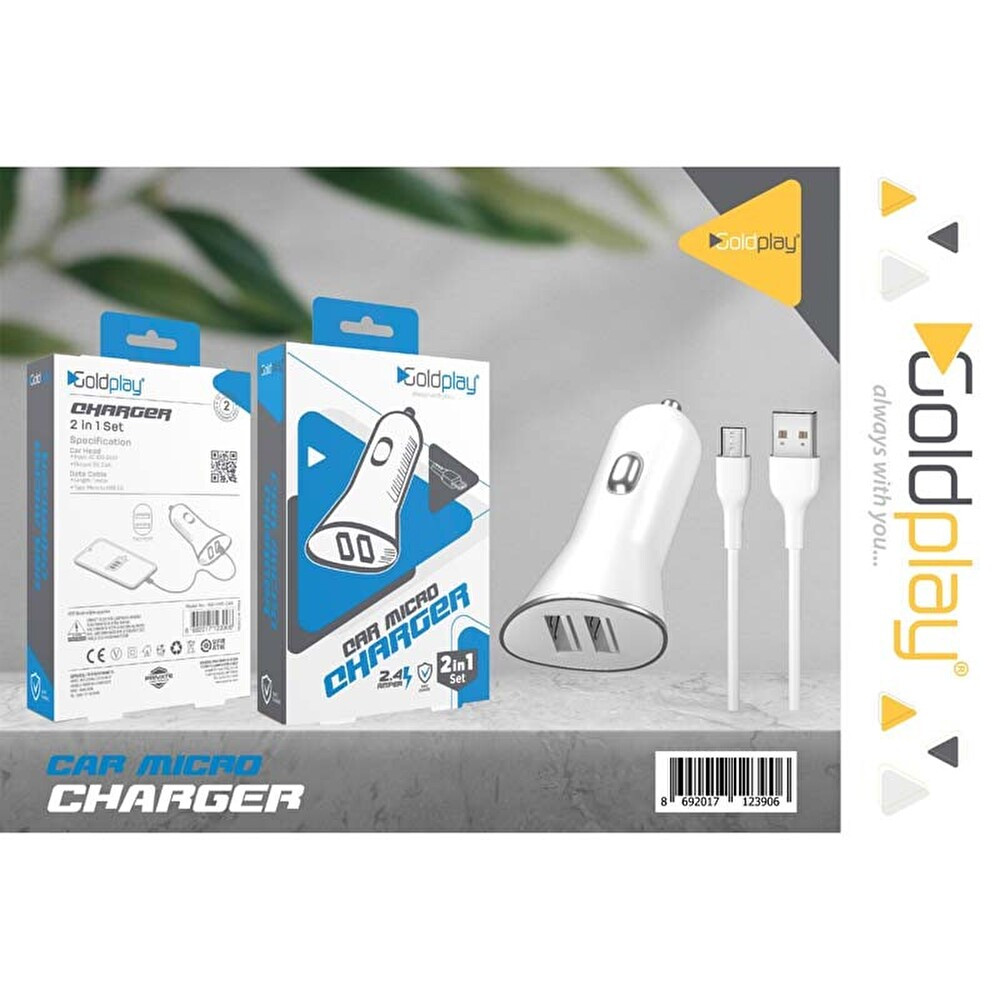 Goldplay Micro Kablo - Araç 2in1 Set Lisanssız Telsiz & Aksesuarları Fiyatı