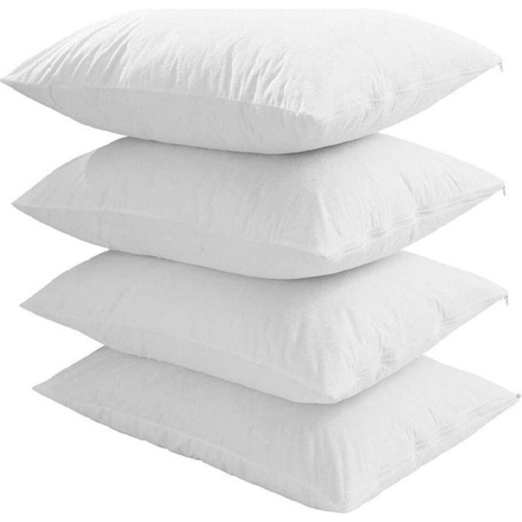 GOLDRİSE Katmirra Beyaz Fermuarlı İç Yastık Kılıfı 50x70 cm 10 Adet Pamuk Astar ile Rahat Kullanım - 50 x 70 cm Yastık Kılıfı Fiyatı