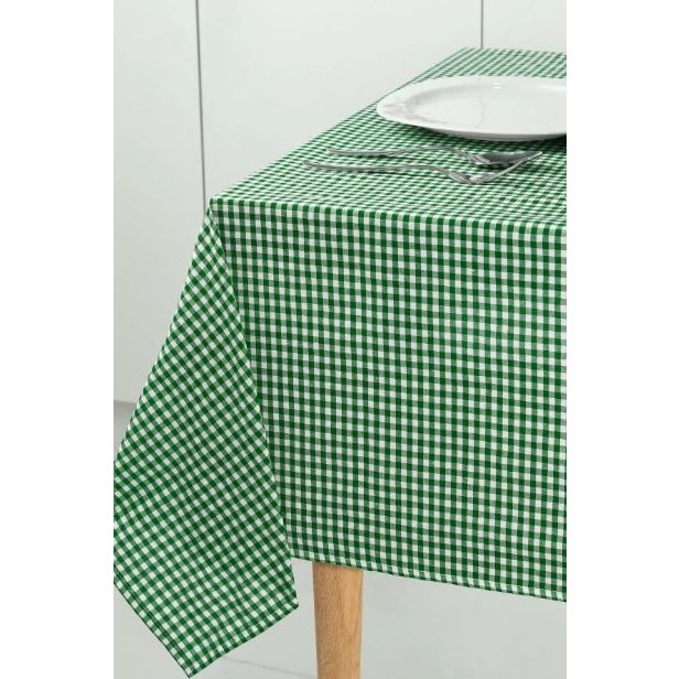 GOLDRİSE Piti Kareli Pamuk Masa Örtüsü Piknik Örtüsü Nostaljik Örtüsü - Yeşil - 170 x 170 cm SSD / Solid State Drive Fiyatı