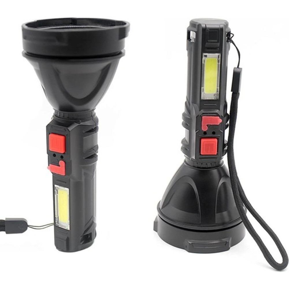 Goldsilver GS-830 Micro USB Şarj Edilebilir Taşınabilir Cob LED El Feneri Su Geçirmez Fener Kamp Lambası El Feneri Fiyatı