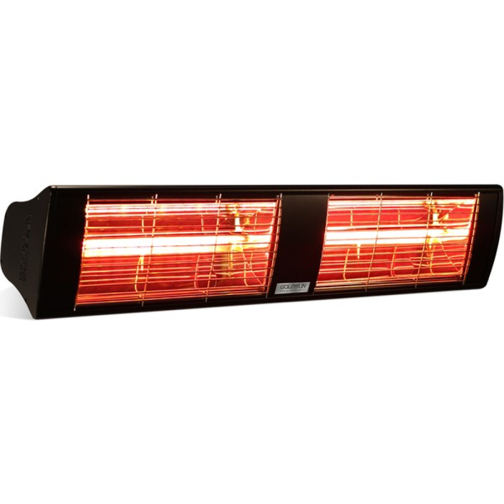 Goldsun Supra 4000 Watt Kumandasız IP55 Suya Dayanıklı Elektrikli Infrared Siyah Renk Dış Ortam Isıtıcısı Isıtıcılar Fiyatı