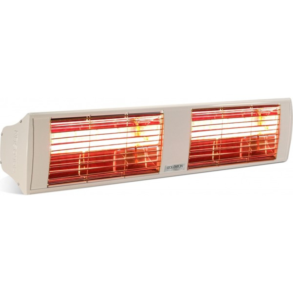 Goldsun SUPRA (GSS40) Kumandasız IP55 Suya Dayanıklı Elektrikli İnfrared Dış Ortam Isıtıcısı - Beyaz Isıtıcılar Fiyatı