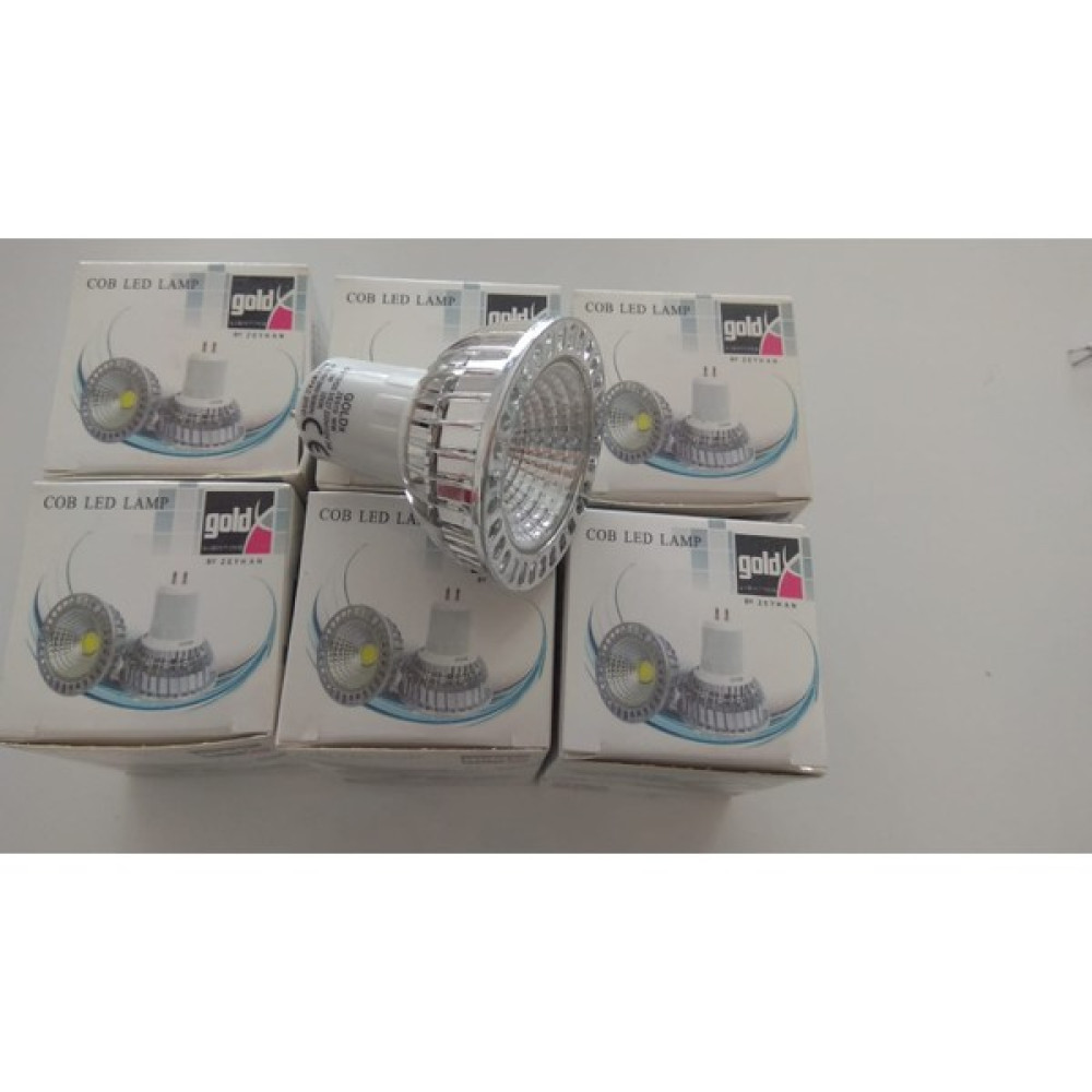 Goldx 3W (ZE-515 Ww ) Günışığı Çanak Ampul 6 Adet - Gün Işığı Spot Fiyatı