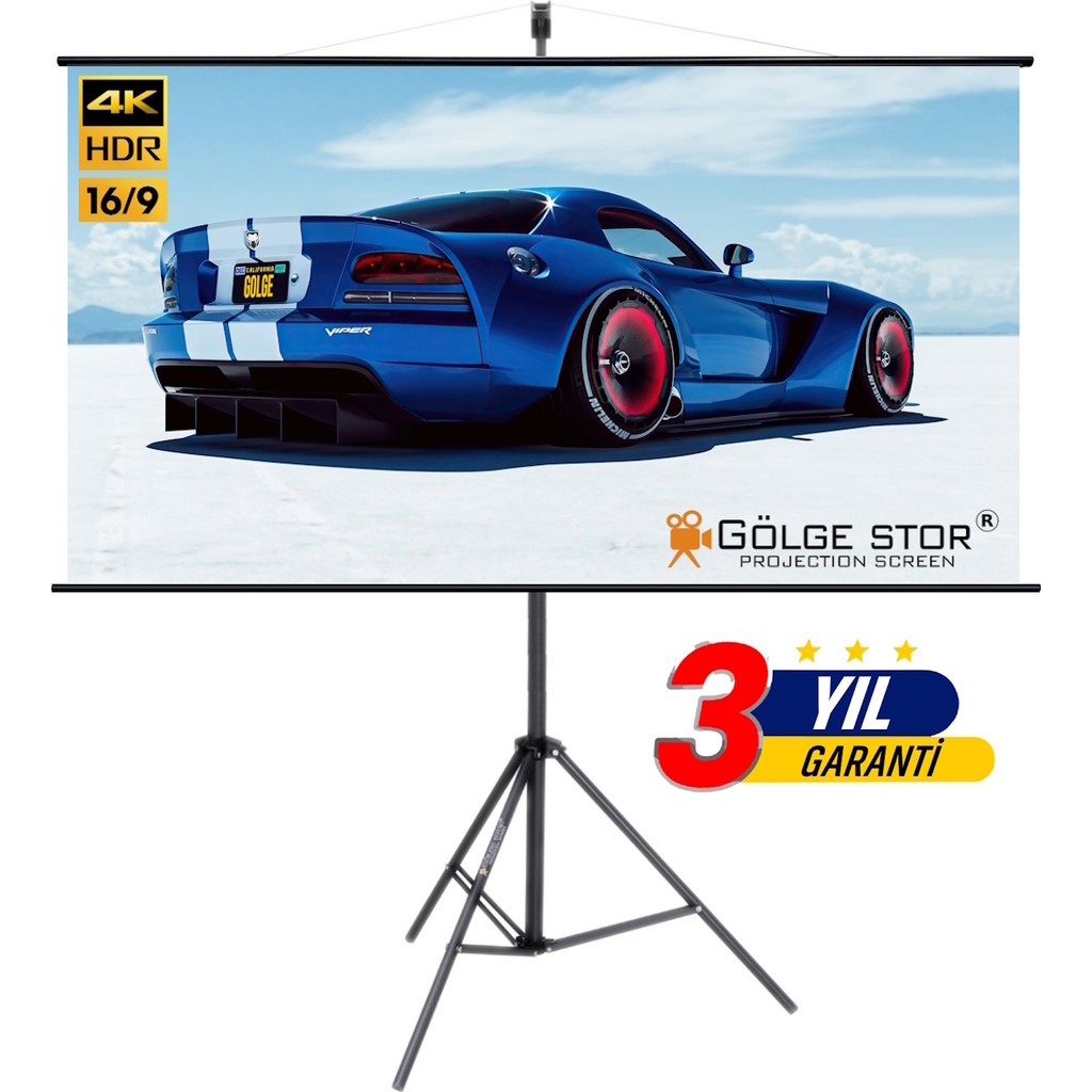 Gölge Stor ( Tripodlu ) En200cm Boy115cm Projeksiyon Perdesi Ayaklı Taşınabilir Yeni Akıllı Kumaş Işık Geçirmez - Tripodlu - 200 cm Perde Fiyatı