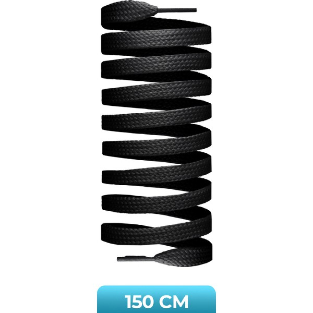 GoLite 150 cm Yassı Spor Ayakkabı Bağcık , Orijinal Sneakers Bağcığı 1 Çift / Siyah Kadın Ayakkabıları Fiyatı