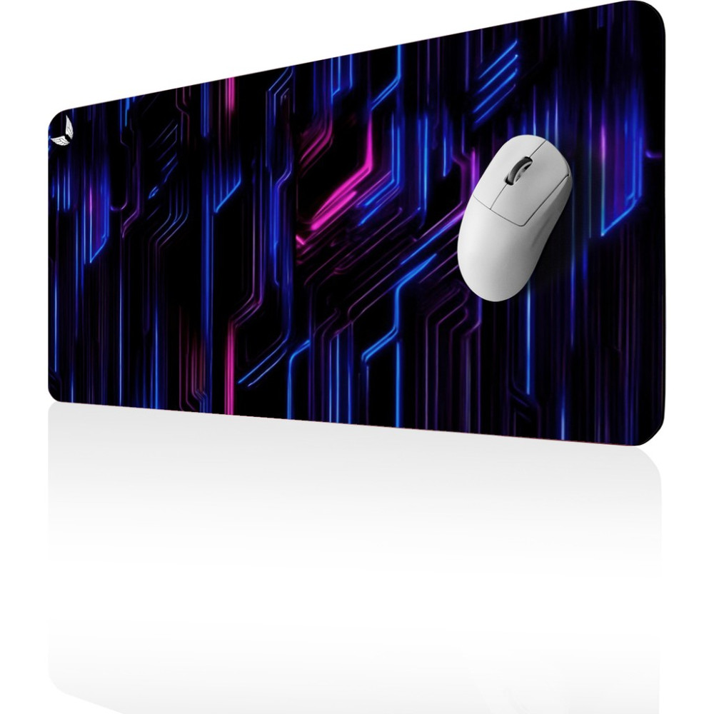 GoLite Classic - 70x30 Cyber Gaming Oyuncu Mouse Pad Kaymaz Taban Büyük Klavye Fare Altlığı Mousepad - Bordo - Mavi Mouse Pad Fiyatı