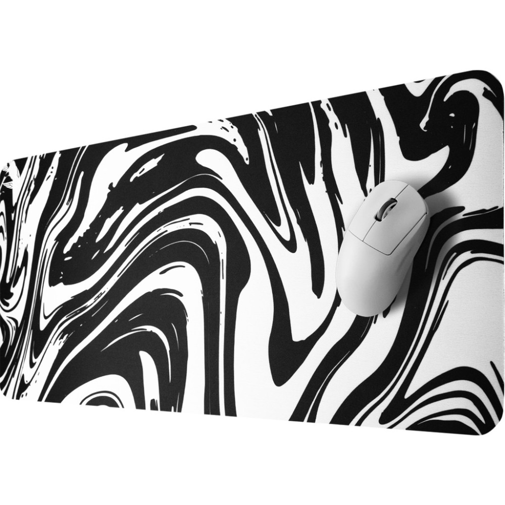 GoLite Classic - 70x30 Inkstorm Gaming Oyuncu Mouse Pad Kaymaz Taban Büyük Klavye Fare Altlığı Mousepad - Siyah - Beyaz Mouse Pad Fiyatı
