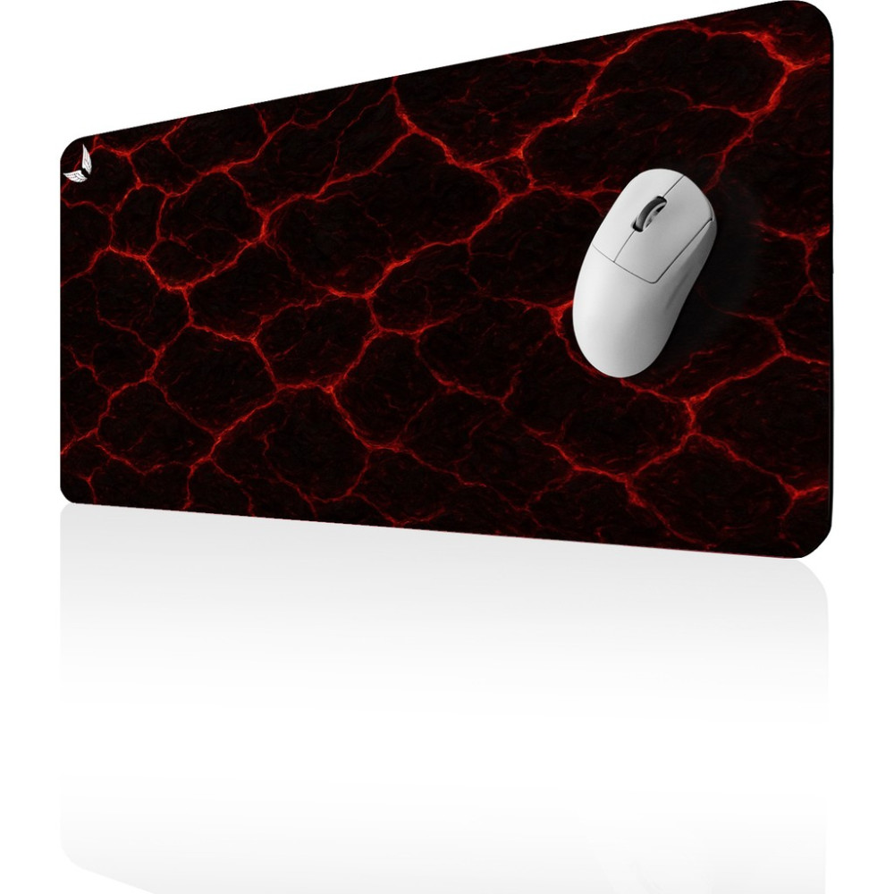 GoLite Classic - 70x30 Magma Gaming Oyuncu Mouse Pad Kaymaz Taban Büyük Klavye Fare Altlığı Mousepad - Kırmızı - Siyah Mouse Pad Fiyatı