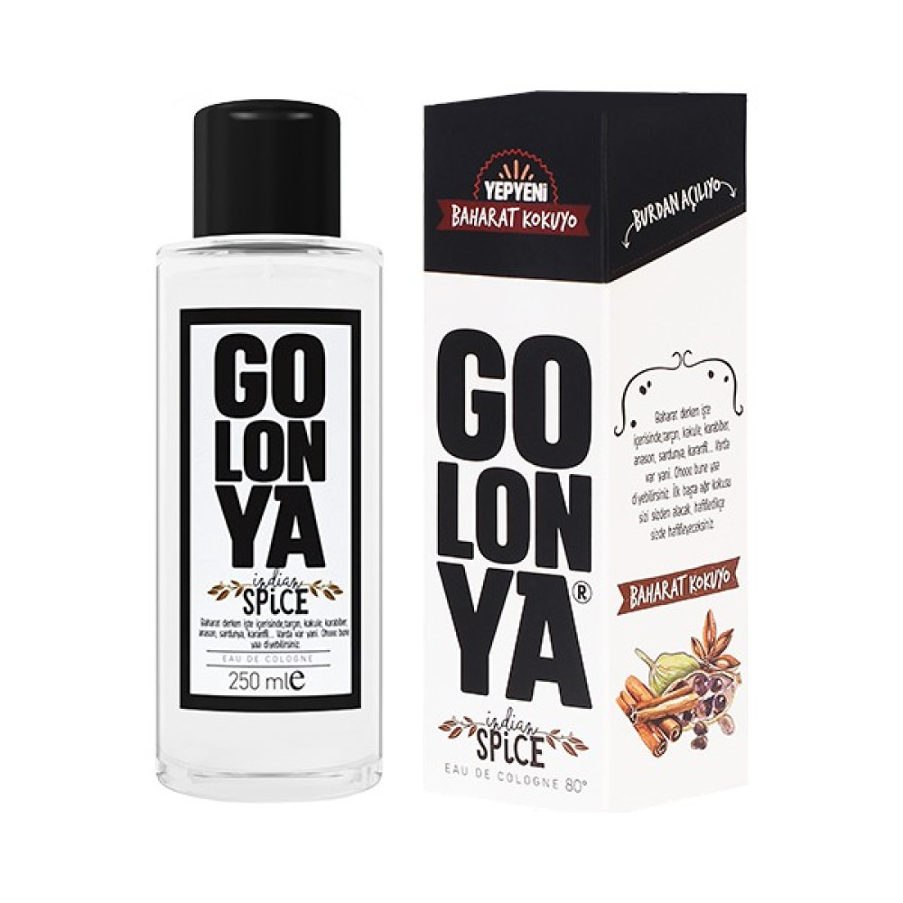 Golonya Baharat Kokulu Kolonya - 250 ml Cam Şişe Kolonya & Gülsuyu Fiyatı