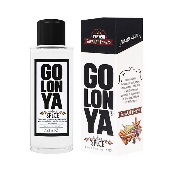 Golonya Baharat Kokulu Kolonya - 250 ml Cam Şişe Kolonya & Gülsuyu Fiyatı