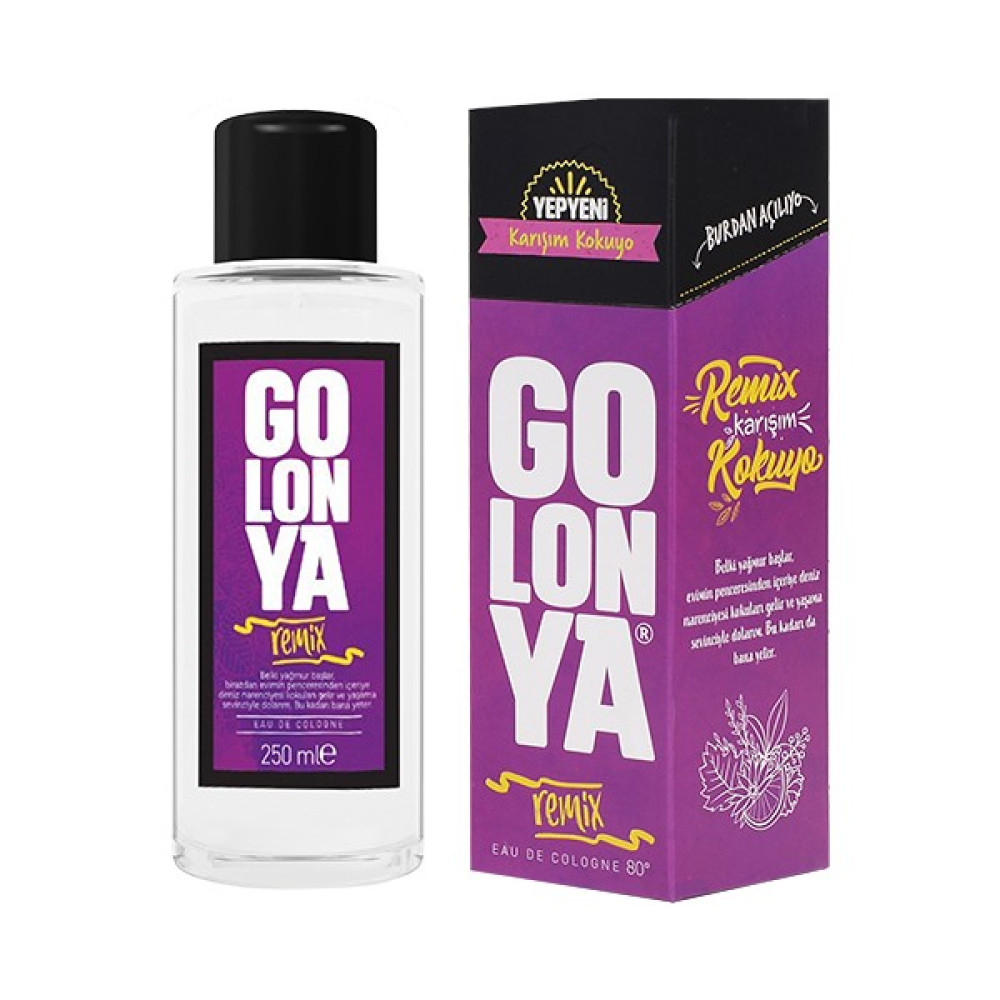 Golonya Karışım Kokulu Kolonya - 250 ml Cam Şişe Kolonya & Gülsuyu Fiyatı