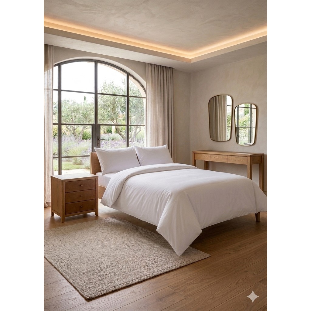 Gön Ev ve Otel Tekstili Çift Kişilik Nevresim Takımı %100 Pamuk Beyaz Otel Nevresimi (63 Tel) - 200 x 220 cm Nevresim Takımı Fiyatı