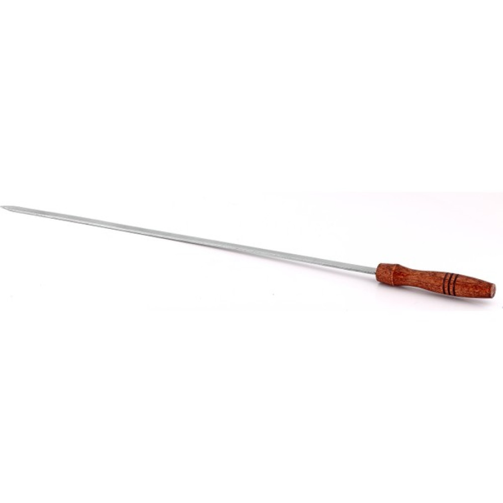 Gönen Çelik Paslanmaz Şiş 1 Adet 1 cm Yassı 60 cm Boy Ahşap Saplı Tavuk Kanat Şiş Mangal & Barbekü Malzemeleri Fiyatı