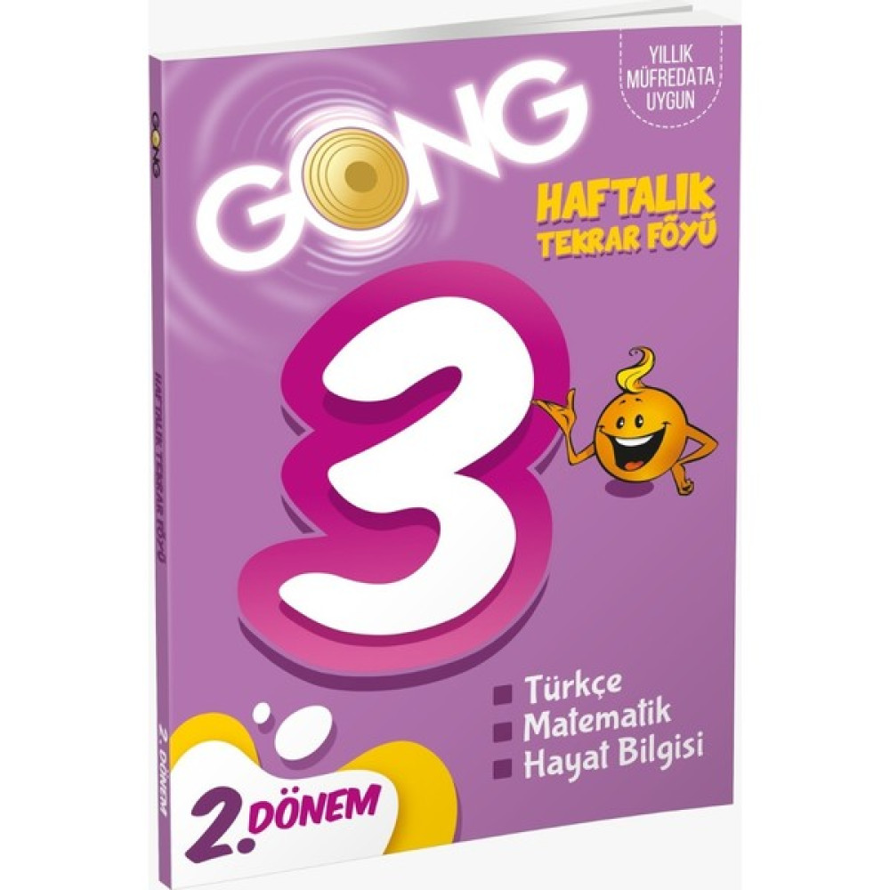 Gong 3. Sınıf 2. Dönem Haftalık Tekrar Föyü Tüm Dersler Fiyatı