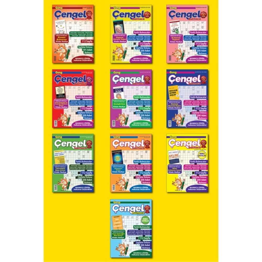 Gong Çengel BULMACA10'LU Set Puzzle & Aksesuarları Fiyatı