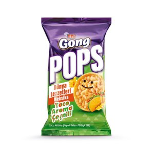 Gong Pops Meksika Taco Aroma Çeşnili Mısır Patlağı 80 G Diğer Fiyatı