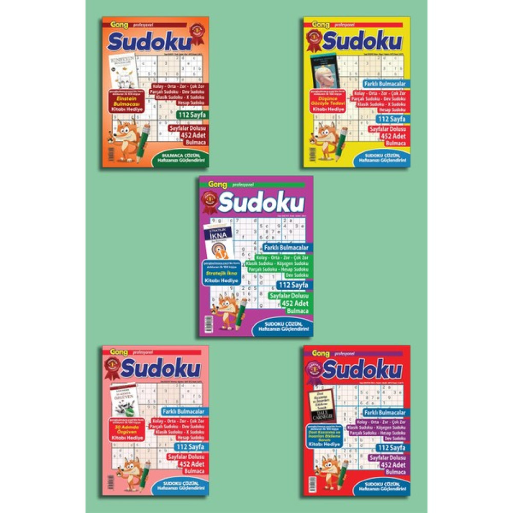 Gong Profesyonel Sudoku 5'li Set Puzzle & Aksesuarları Fiyatı