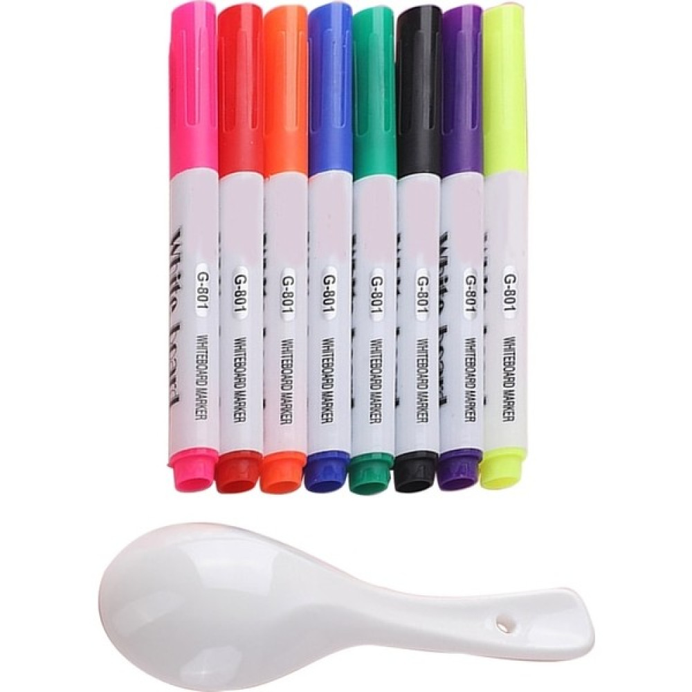 GongtuShop B Tarzı Fosforlu Kalem Çeşitli Renkler Pastel Fosforlu Kalem Seti Okul Ofis Malzemeleri HX6A (Yurt Dışından) - Beyaz - Beyaz Tahta Kalemi Keçe Uçlu Kalem Fiyatı