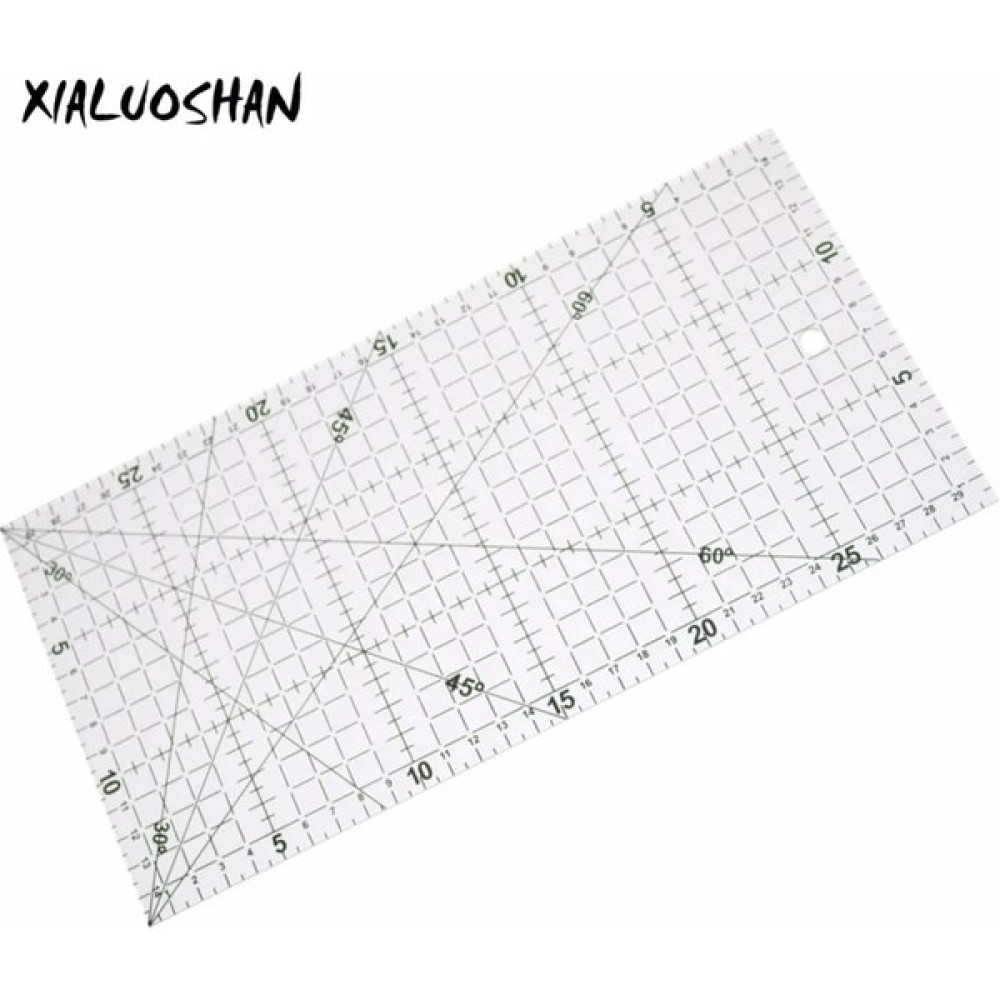GongtuShop Çizim Cetvel cm Patchwork Cetvel Yüksek Dereceli Akrilik Malzeme Şeffaf Cetvel Ölçekli Ofis Okul Çizgi Çizimi (Yurt Dışından) - Beyaz - 1 Cetvel Fiyatı