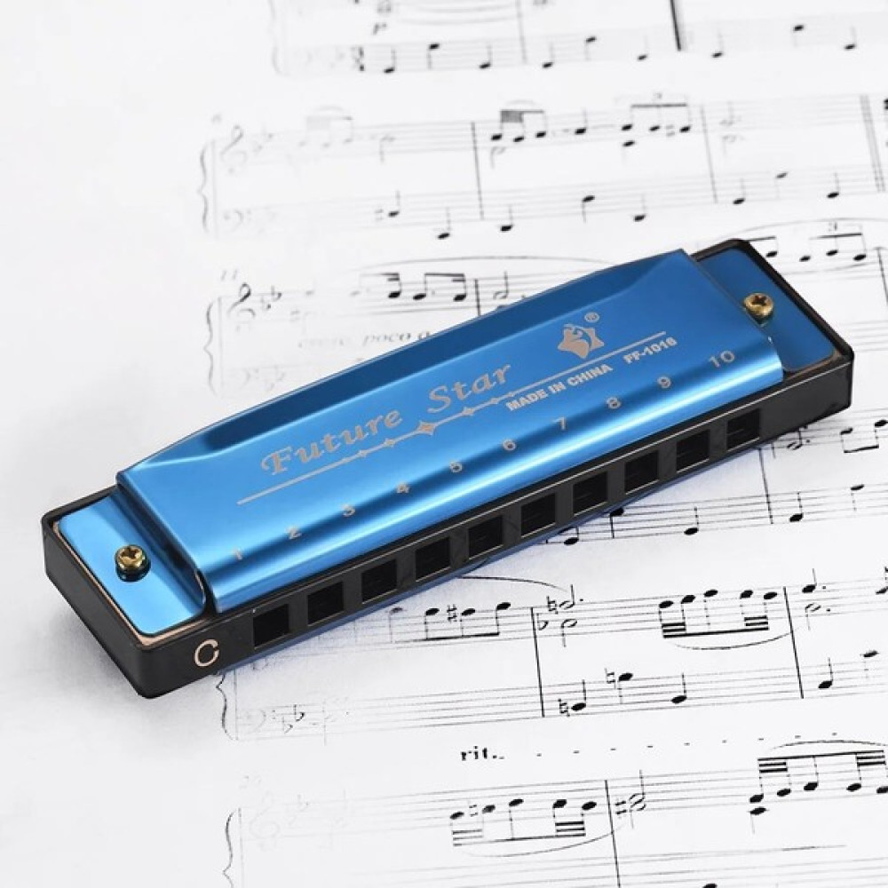 GongtuShop Mavi Stil C Anahtarı Diatonic Armonika Abs Kamışlı Ağız Organı Ayna Yüzey Tasarımı Yeni Başlayanlar Için 10 Delikli Blues Armonika 4 Ren... Nefesli Çalgılar Fiyatı