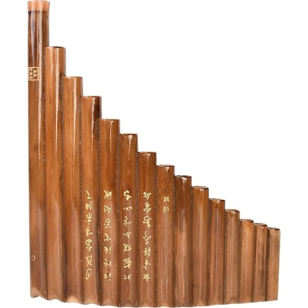 GongtuShop N0HA El Yapımı Pan Flüt 15 Doğal Bambu Borular Nefesli Enstrüman Terlik G Anahtarı Flüt Pan Flüt Halk Enstrümanı (Yurt Dışından) Nefesli Çalgılar Fiyatı