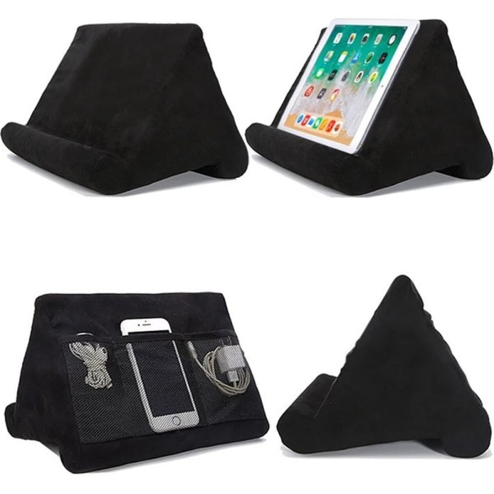 GongtuShop Siyah Stil Çok Işlevli Yastık Tablet Telefon iPad Dizüstü Bilgisayar Cep Telefonu Standı Esnek Cep Telefonu Tutucu Destek Yatağı Tablet ... Tablet Aksesuarı Fiyatı