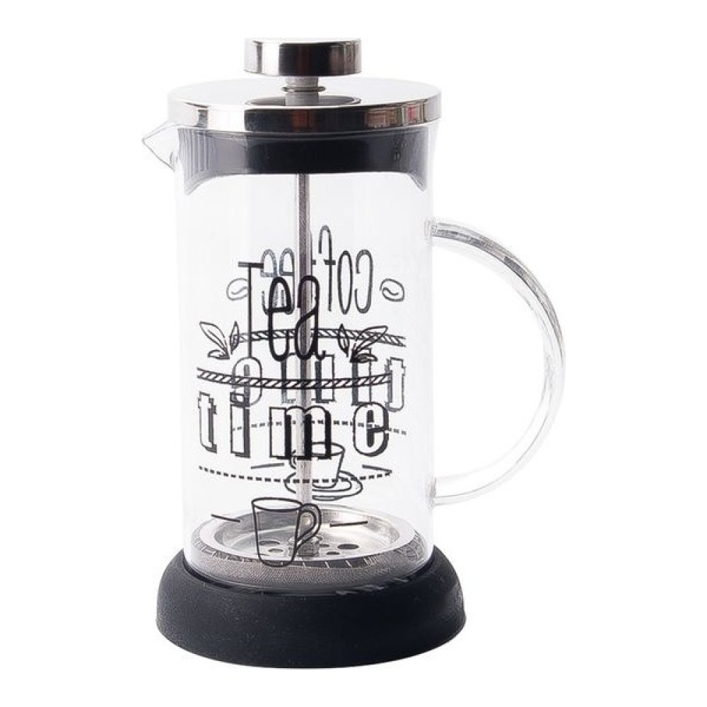 Gönül Cam French Press Bitki Demleme Siyah Silikon 350 ml 2359 French Press Fiyatı