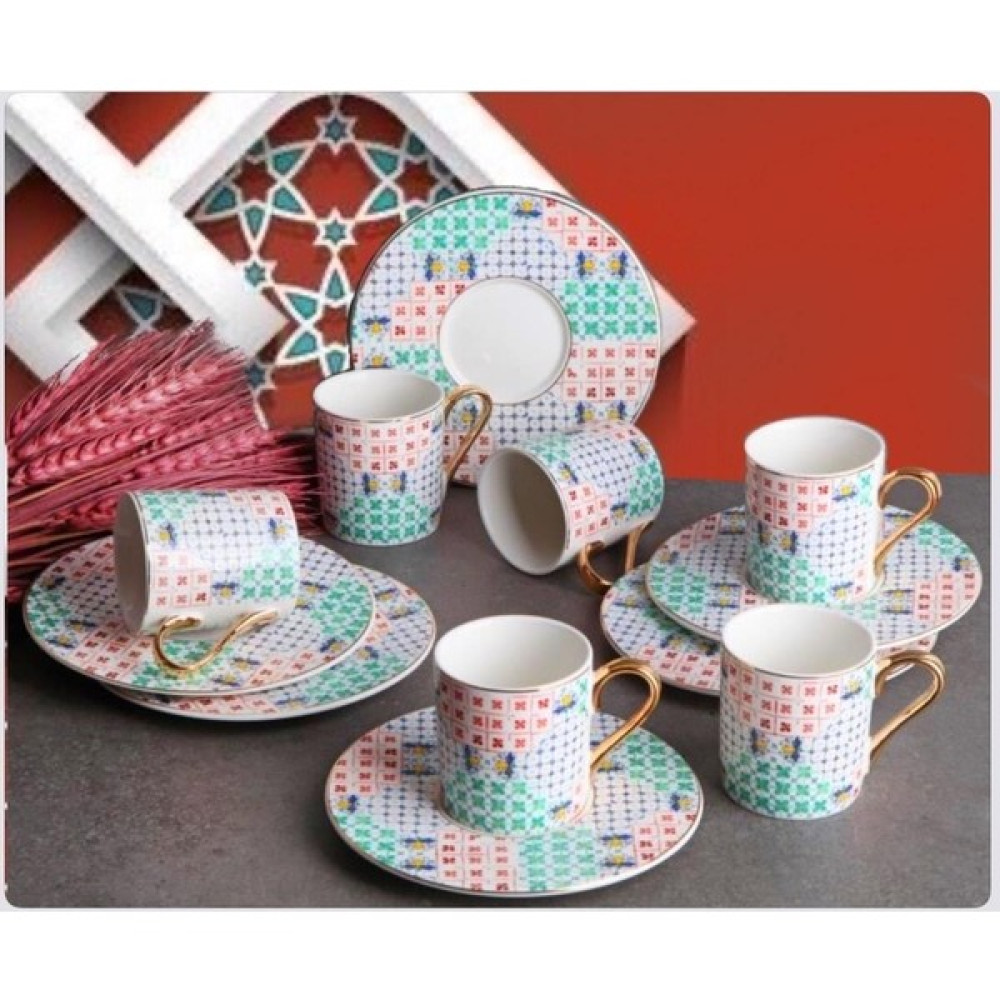 Gönül Collection Porselen 6lı Kahve Takımı Fincan / Bardak / Kahve Takımı Fiyatı