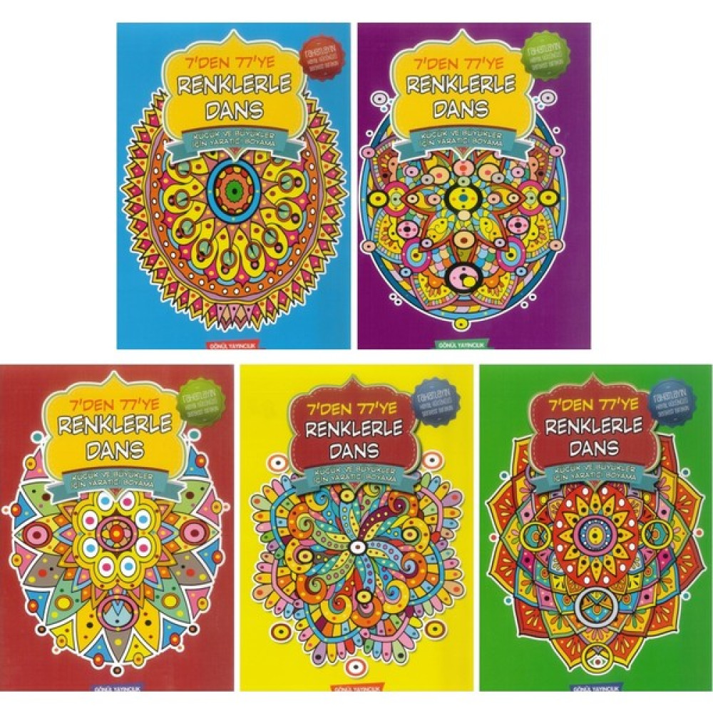 Gönül Küçükler Ve Büyükler İçin Yaratıcı Mandala Boyama 5 Kitap Aktivite & Eğitici Kitaplar Fiyatı